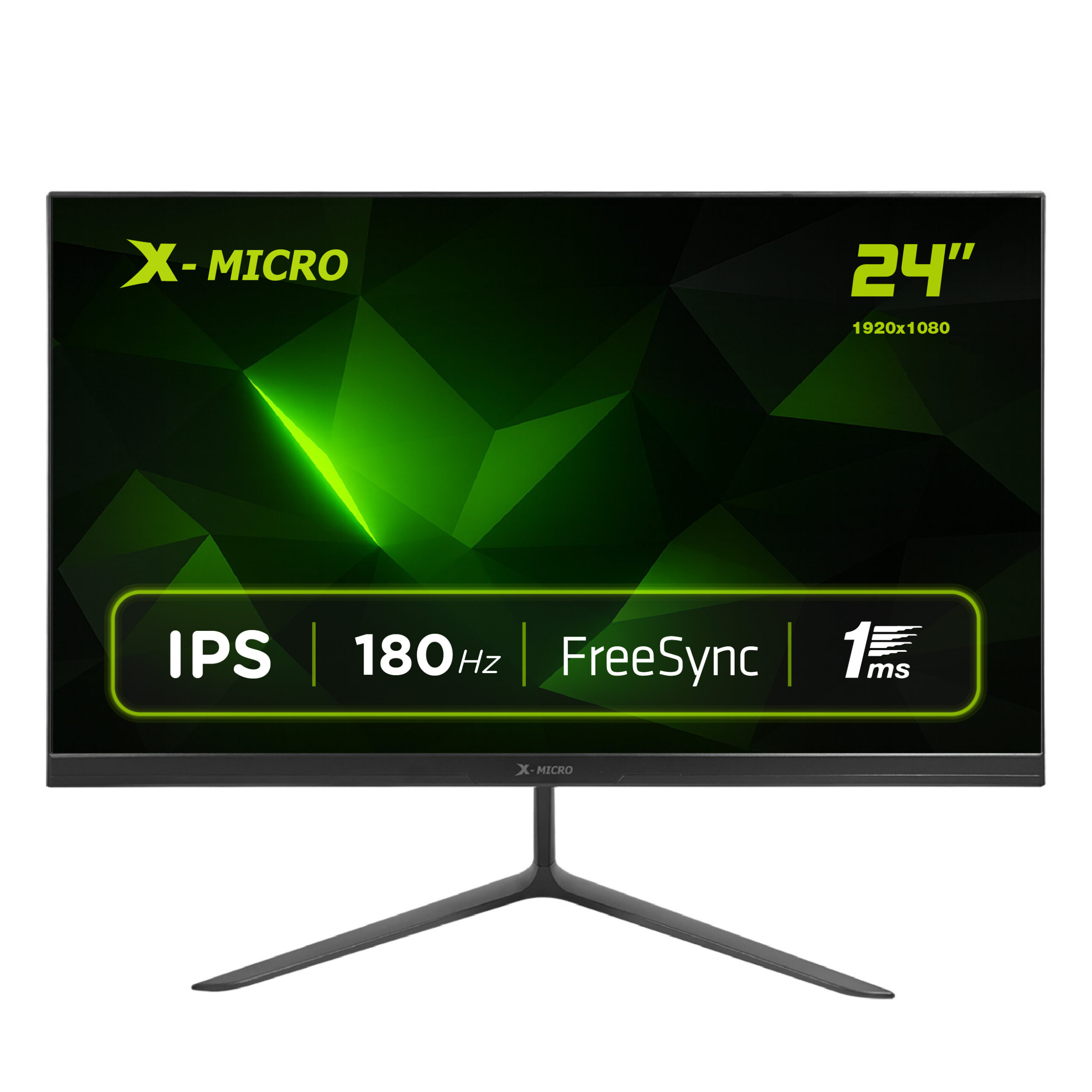 X-MICRO Monitor 24″ FHD Plano 180Hz. 1ms  X24F-KQ1E