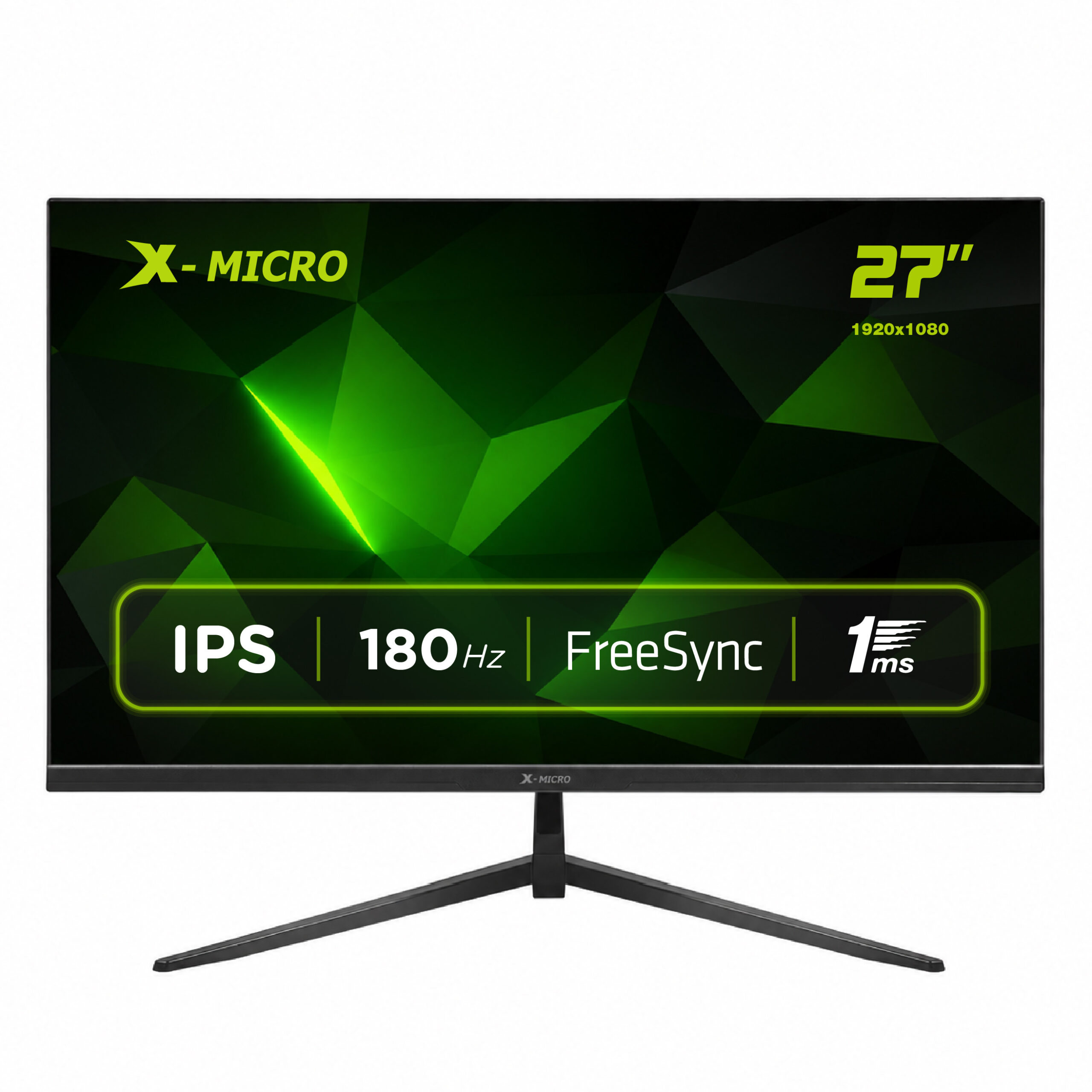 X-MICRO Monitor 27″ FHD Plano 180Hz. 1ms  X27F-KQ1E