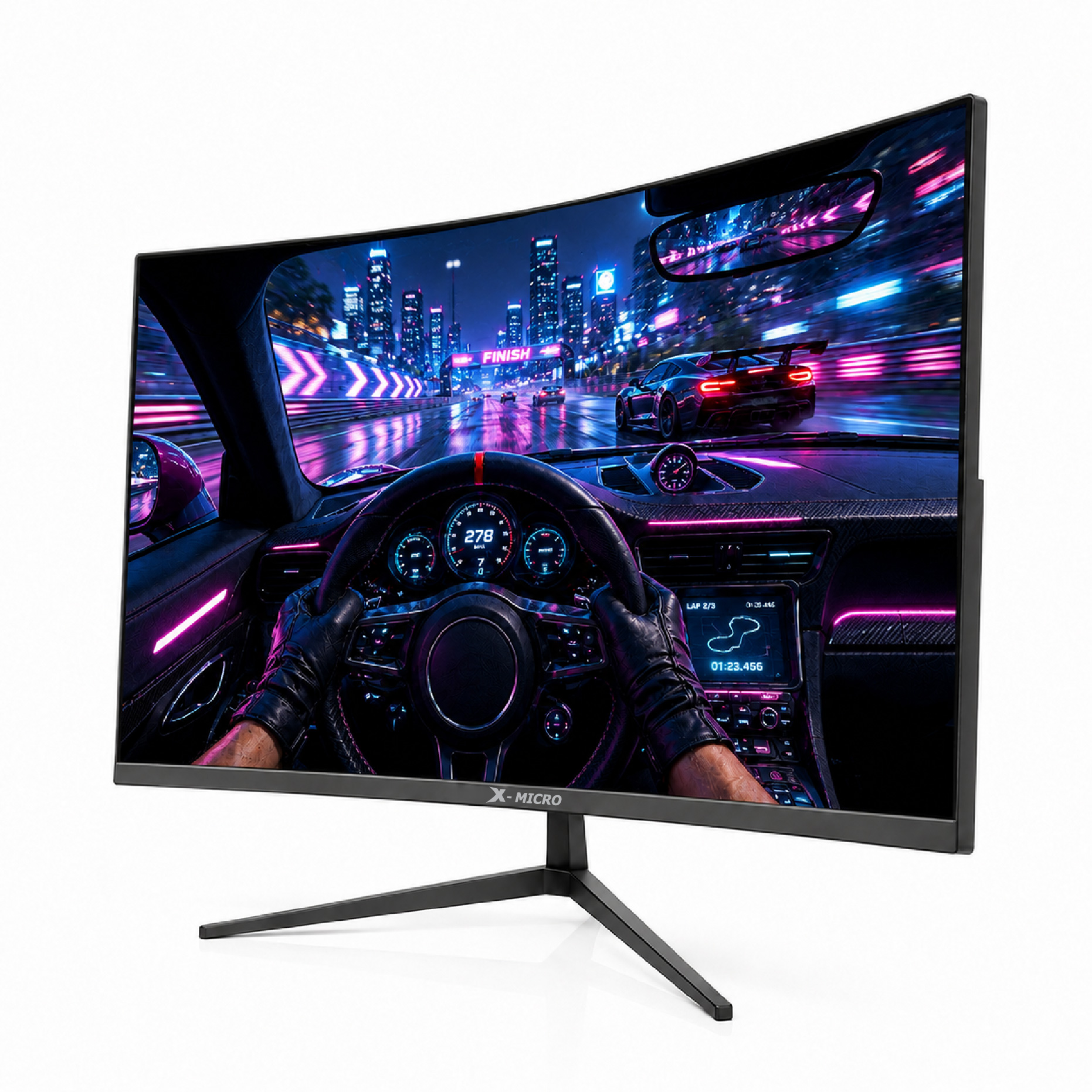 X-MICRO Monitor 24" FHD Curvo 120Hz. 1ms X24CFE