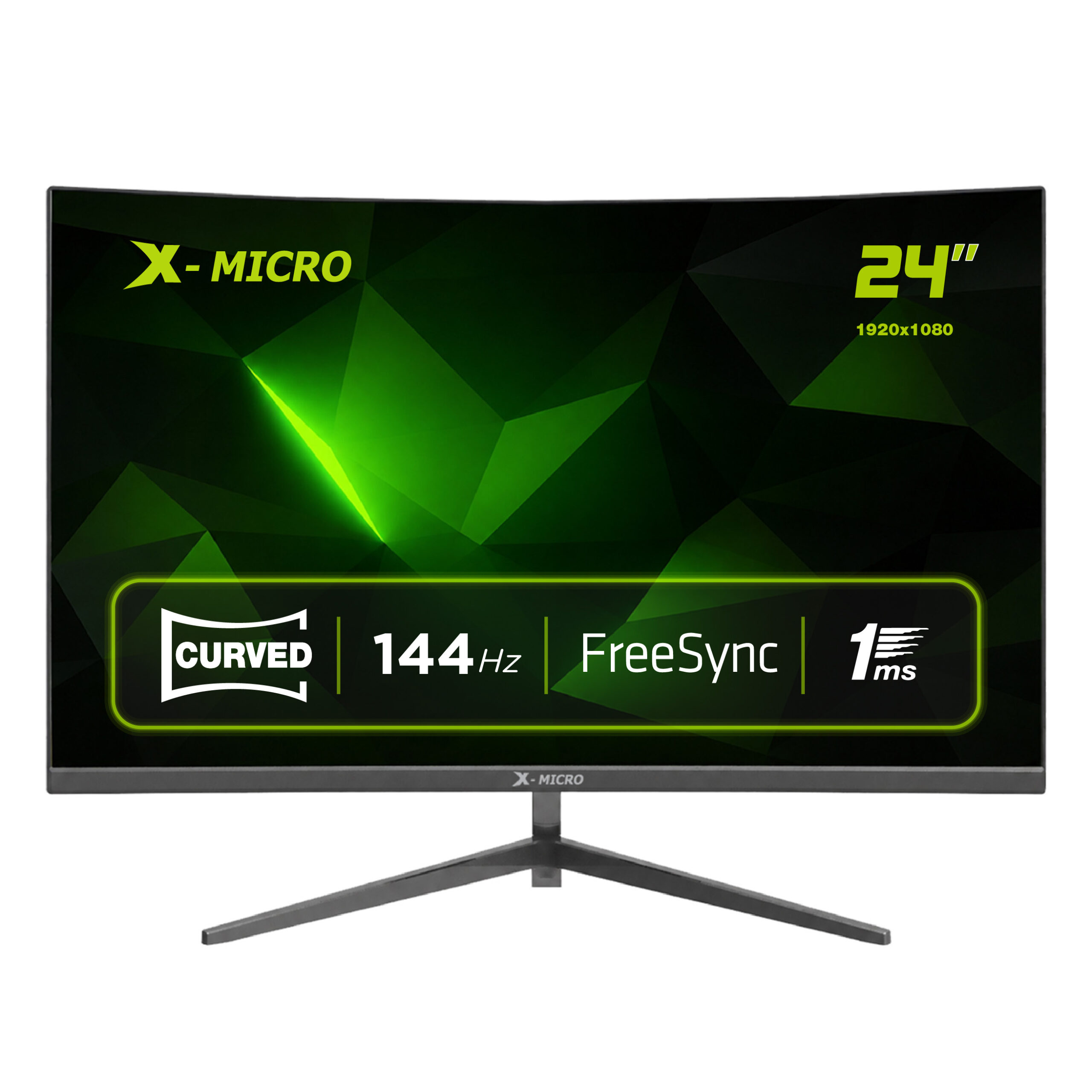 X-MICRO Monitor 24" FHD Curvo 120Hz. 1ms  X24CFE