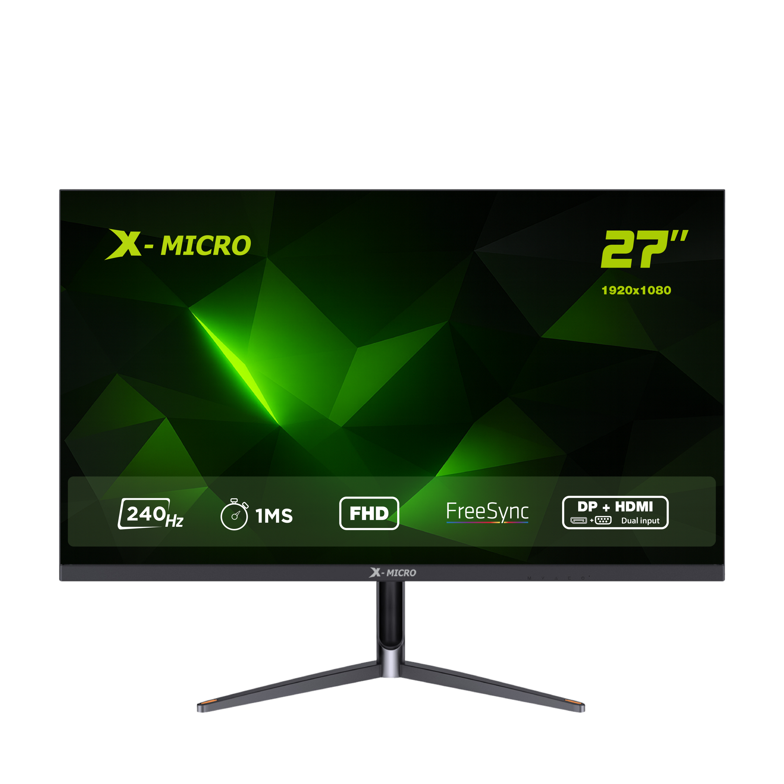 X-MICRO Monitor 27" FHD Plano 240Hz. 1ms  X27F-S03E