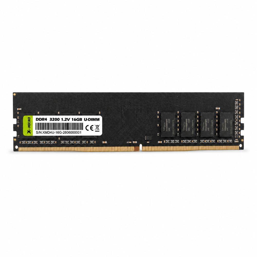 X-MICRO Memoria DDR4 UDIMM 8GB 3200MHz – XMD4U-16G3200