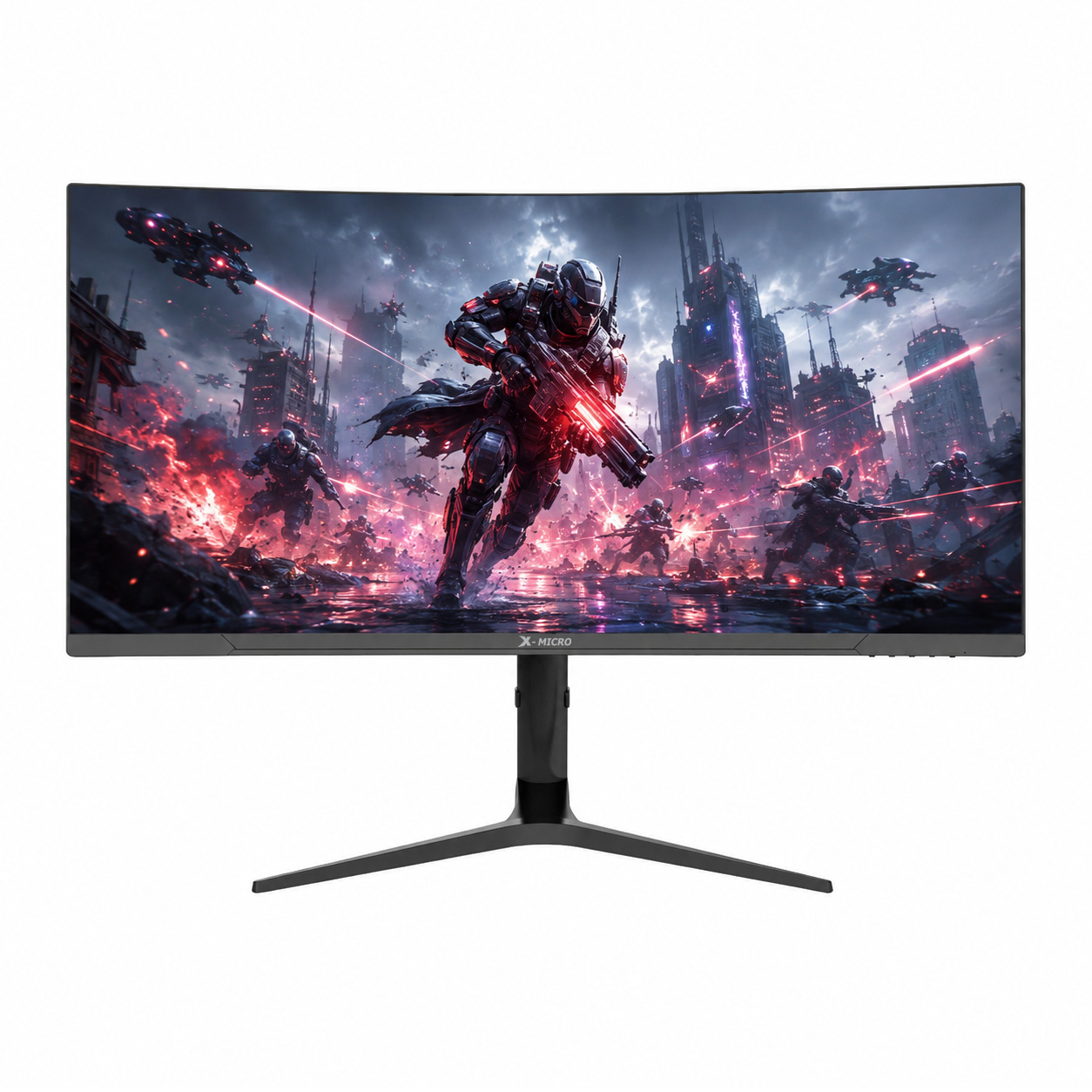 X-MICRO Monitor Gamer Curvo 34″ 3440×1440 180Hz – X34C-B180